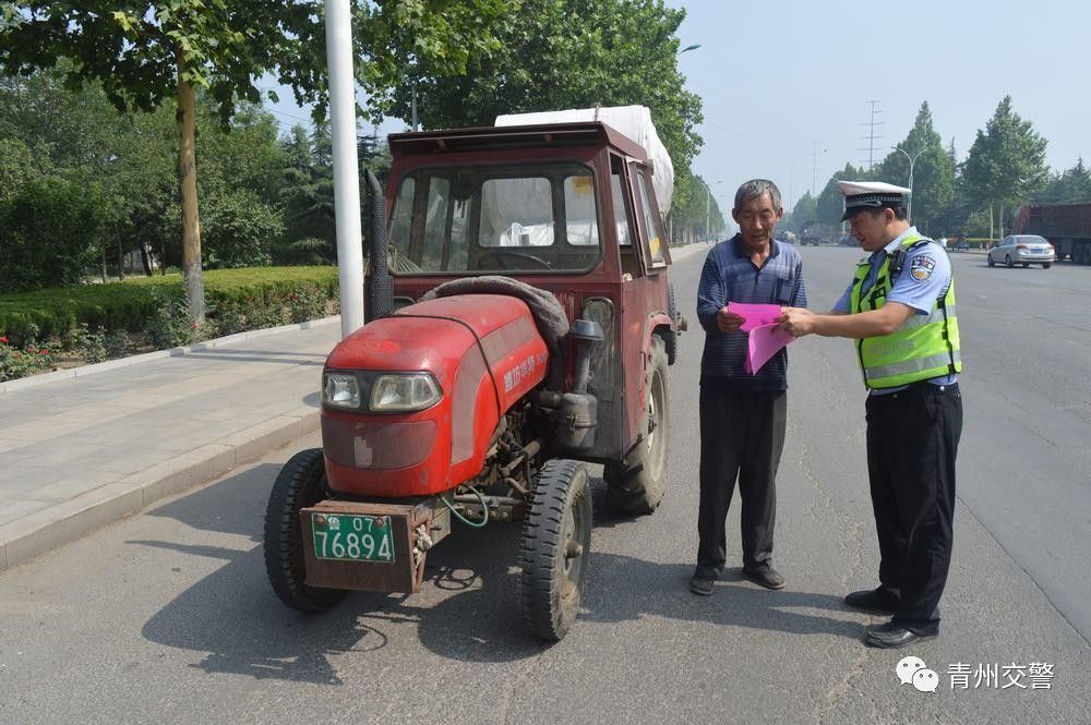 青州交警全面加强夏季低速货车等重点车辆管理