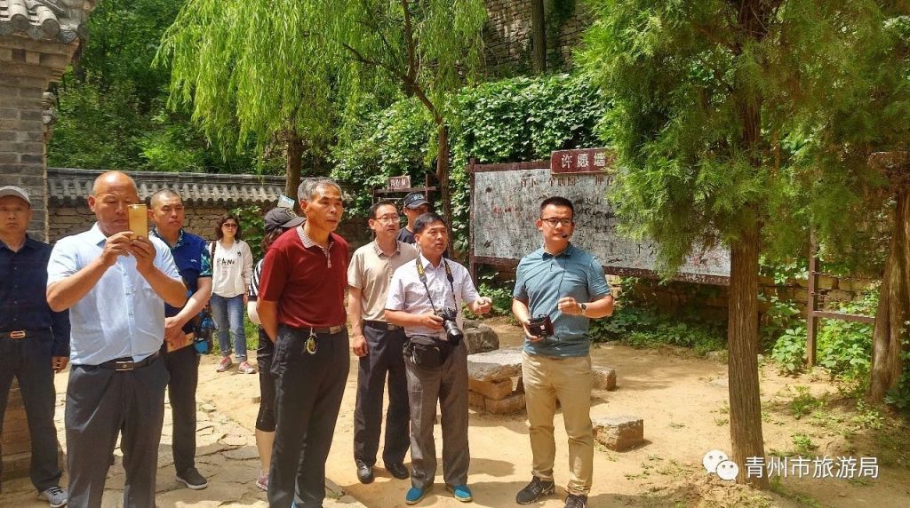 龙口市旅游局领导来青州考察学习乡村旅游